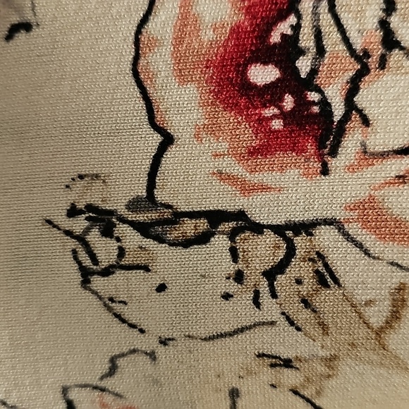 White House / Black Market Floral Long Sleeve Blouse - Picture 2 of 11